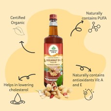 ORGANIC INDIA COLD PRESSED GROUNDNUT COOKING OIL